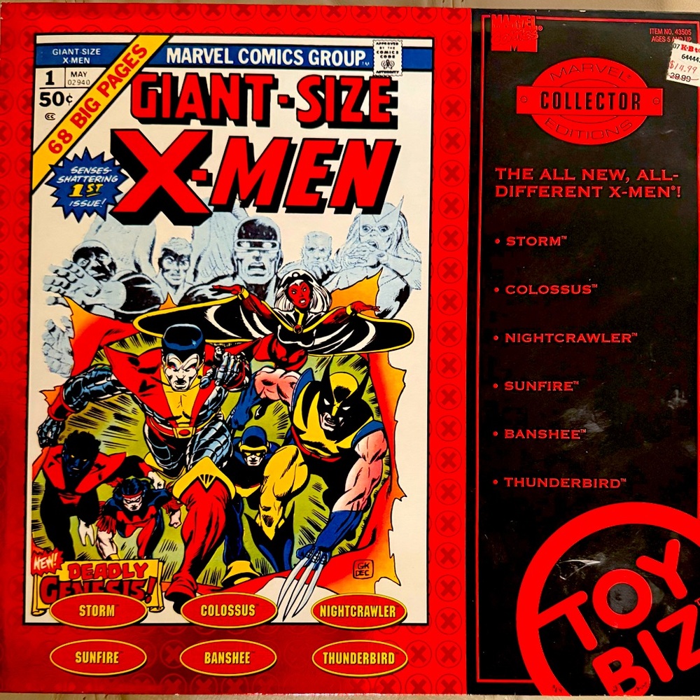 Marvel Giant-Size X-Men Comic Book Action Figures